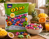 Taaman Tropical Fruit Filled Toffee Candy 500g (17.6 oz) – Kosher Soft Chewy Tropical Candy Mix – Assorted Tropical Flavors