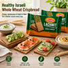 Osem Lachmit Whole Wheat Crispbread Crackers – High Fiber Israeli Crackers – Healthy Crunchy Snack – Product of Israel – 2 Pack  250g