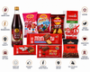 Israeli Snack & Sweet Gift Basket – Carmel Grape Juice, Turkish Coffee, Osem Strawberry Bamba, Osem Dubonim Snack, Sweet Chili Potato Chips, Abadi Sesame Cookies Rings, Chocolate Bar, Peti beurre Coated Chocolate & Covered Wafer – Kosher Israeli Gift Set