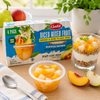Galil Diced Mixed Fruit (Peaches & Pears) in Light Syrup, 4 oz Cups (113g Each) – 4 Pack, Ready-to-Eat Fruit Cups, Non-GMO, Kosher Certified
