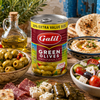 Galil Manzanillo Green Olives, 23 oz (672g), Large Whole Green Olives, Kosher & Halal Certified, Product of Israel