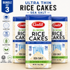 Galil Ultra Thin Sea Salt Rice Cakes, 3.5 Oz (100g) – Bundle of 3, Gluten Free Rice Cakes, Non-GMO, Vegan, Low Fat Snack, Kosher & Halal Certified