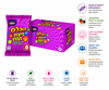 Taaman Sour Blast Fruit Candy 450g (15.8 oz) – Kosher Sour Fruit Flavored Chewy Candy – 30 Count Box