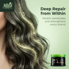 Natural Formula Keratin Intense Hair Mask – Pure Keratin Deep Repair Mask for Straightened & Heat-Styled Hair – Strengthens, Restores & Enhances Shine – Salt Free Formula – 350 ml / 11.8 fl oz