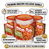 Osem Mana Hama Instant Pasta Cup, Bolognese Style Spaghetti, 2.3 oz (65g) - Pack of 3 | Quick & Easy Gourmet Noodle Snack, No Preservatives, Kosher Parve