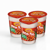 Osem Mana Hama Instant Pasta in Pizza Sauce, 61g Cups, Bundle of 3, Israeli Instant Pasta Meal, Quick & Easy Ready Meal, Kosher