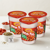 Osem Mana Hama Instant Pasta in Pizza Sauce, 61g Cups, Bundle of 3, Israeli Instant Pasta Meal, Quick & Easy Ready Meal, Kosher