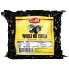 Galil Whole Oil Cured Moroccan Black Olives, 17.6 oz (500g), Vacuum Packed, Unpitted Black Olives, Kosher & Halal Certified, Product of Morocco