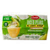 Galil Diced Pears in Light Syrup, 4 oz Cups (113g Each) – 4 Pack, Ready-to-Eat Fruit Cups, Non-GMO, Kosher Certified
