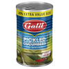 Galil Pickled Cucumbers in Brine, Mini Cucumbers 18–25 Count, 23 oz (650g), Traditional Israeli Pickles, Kosher & Halal Certified, Product of Israel – Pack of 1