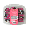 Galil Strawberry Marshmallow Twists Tray, 12.3 Oz (350g) – Soft Strawberry Marshmallow Candy with Chocolate-Flavored Coating, Individually Wrapped, Kosher BDTZ, Product of Israel