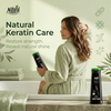 Natural Formula Keratin Intense Shampoo – Pure Keratin Repair Shampoo for Straightened & Heat-Styled Hair – Strengthens, Restores & Enhances Shine – Salt Free Formula – 400 ml / 13.5 fl oz