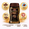 Elite Platinum Strong Freeze-Dried Instant Coffee 200g – Bold & Intense Flavor, Premium Blend from Africa & South America, 100% Instant Coffee, Kosher Certified