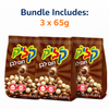 Elite Klik Brown & White Chocolate Balls – Crunchy Chocolate Candy Snack – Kosher Israeli Candy – 65g Bags, 3 Pack Bundle